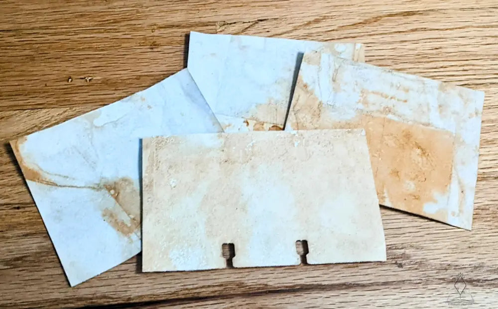 Rust-Dyed Paper Pack